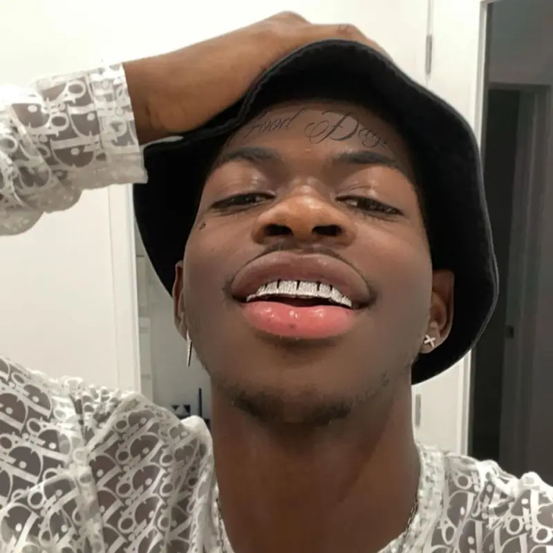 Lil Nas X outfit in Dior, Broken Promises, and Calvin Klein, 2021