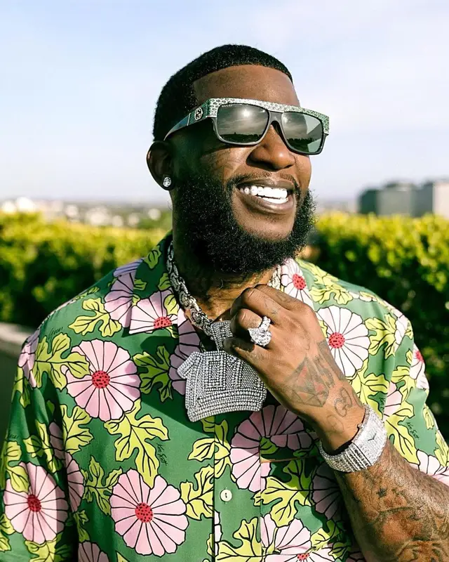 Gucci Mane outfit in Ken Scott and Gucci, 2021