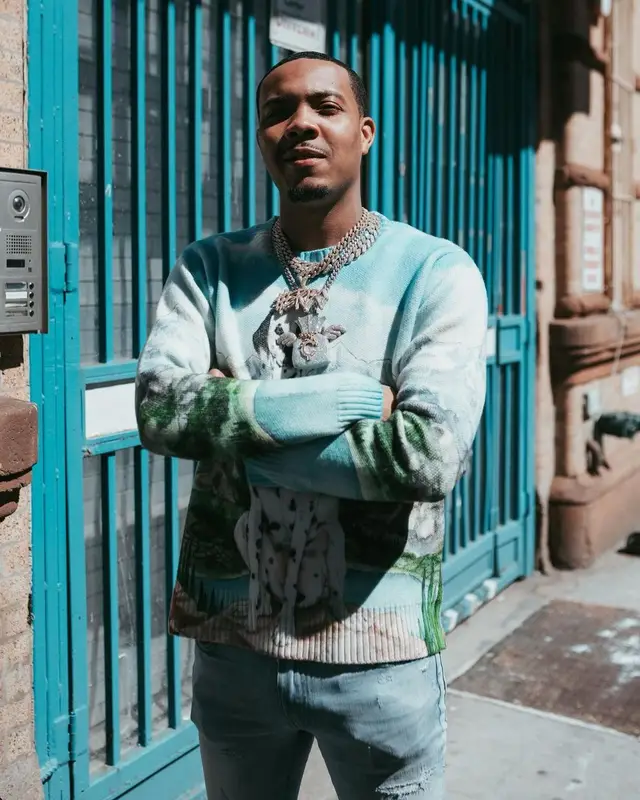 G Herbo outfit in Casablanca, Amiri, and Nike, 2021