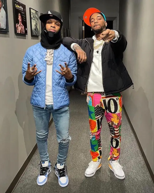 Toosii outfit in Supreme, Amiri, and New Era, 2021