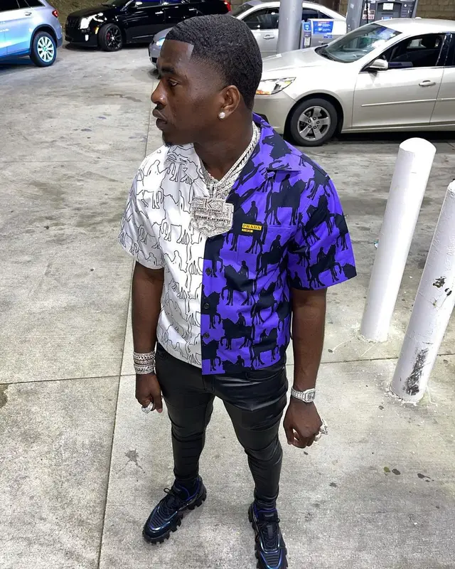 Bankroll Freddie outfit in Prada and Louis Vuitton, 2021