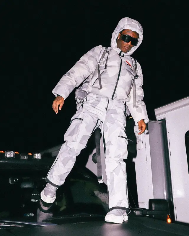 Lil Uzi Vert outfit in Prada and Rick Owens, 2021