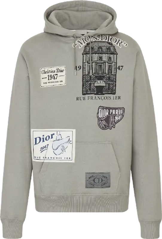 dior patch sweater