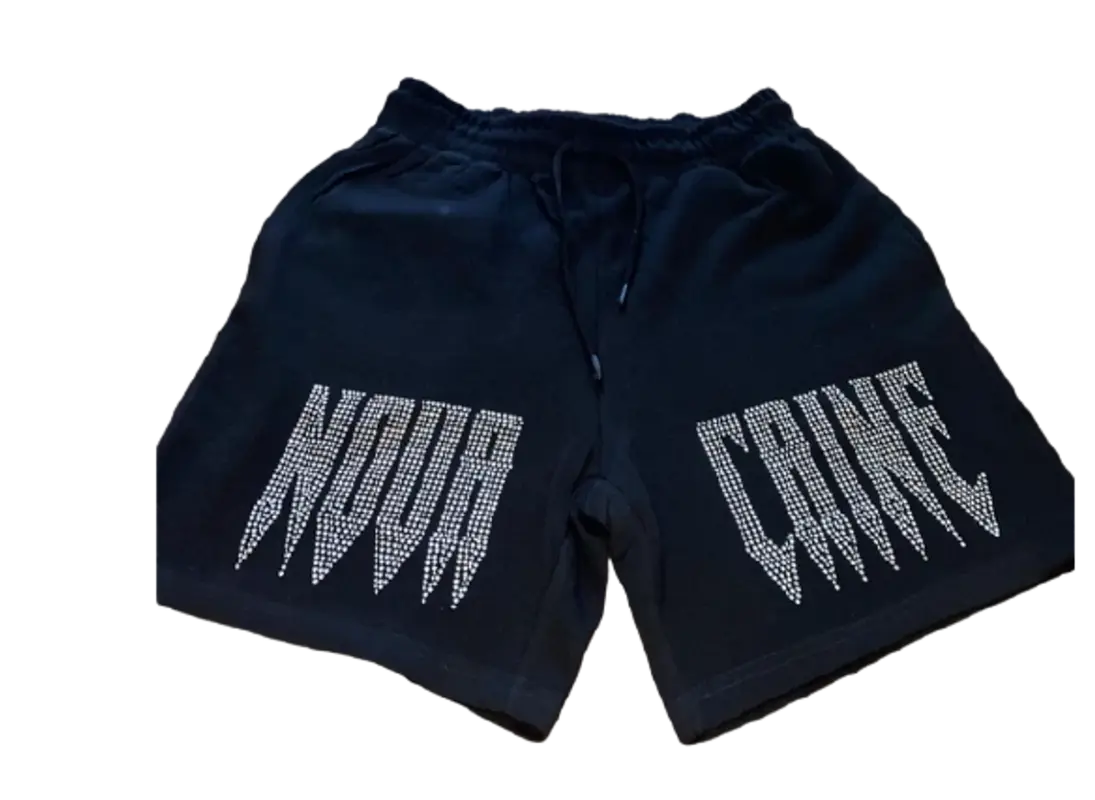 Novacaine Logo Black Shorts $110