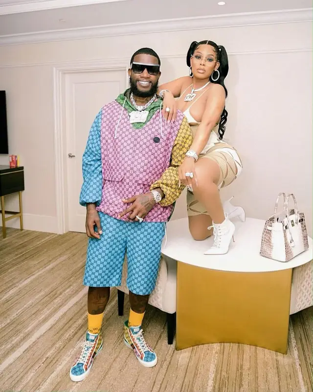 Gucci Mane outfit in Gucci and Celine, 2021