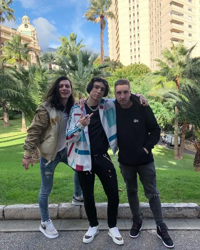 Flesh outfit in Adidas, Balmain, and Versace, 2021