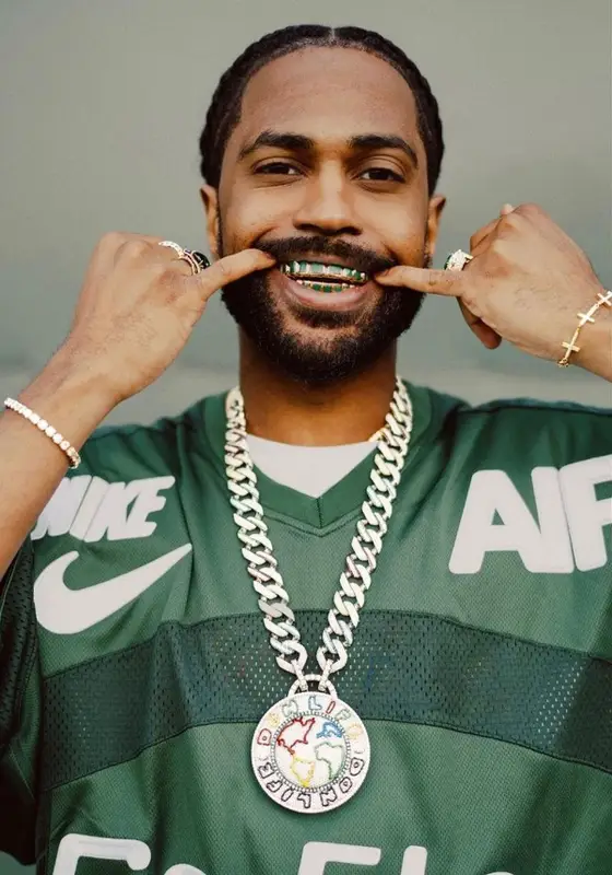 Big Sean outfit in Nike and MSGM, 2021