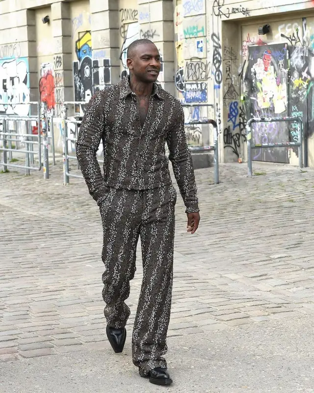 Skepta outfit in Bottega Veneta, 2021