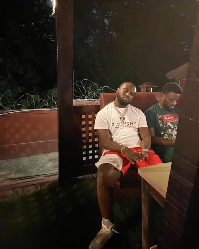 Headie One outfit in Givenchy, Jordan, and Off-White, 2021