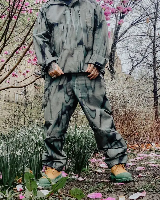 J Balvin outfit in Supreme, Timberland, and Bee Line, 2021
