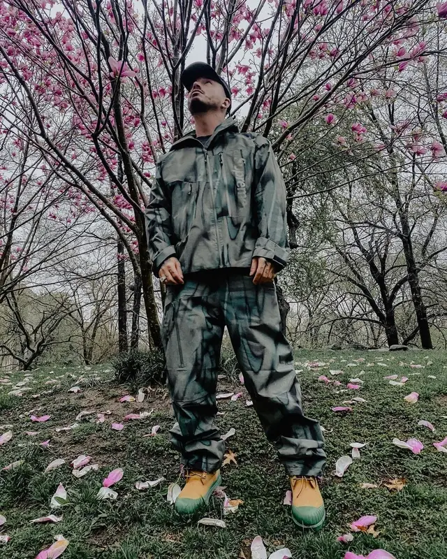 J Balvin outfit in Supreme, Timberland, and Bee Line, 2021