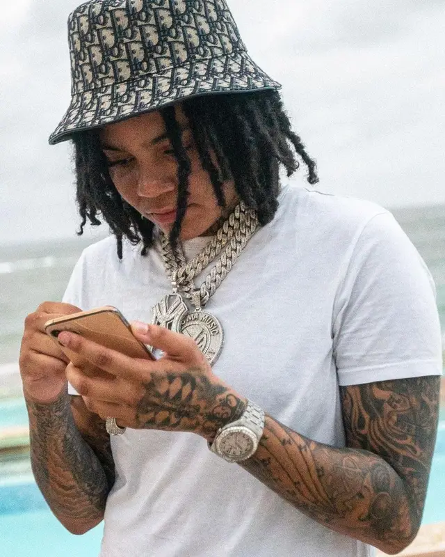 Young M.A outfit in Dior, 2021