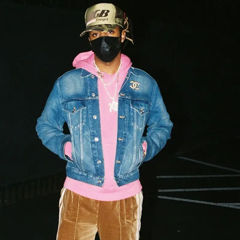 Metro Boomin outfit in Balenciaga, Paradoxe Paris, and Chanel, 2021