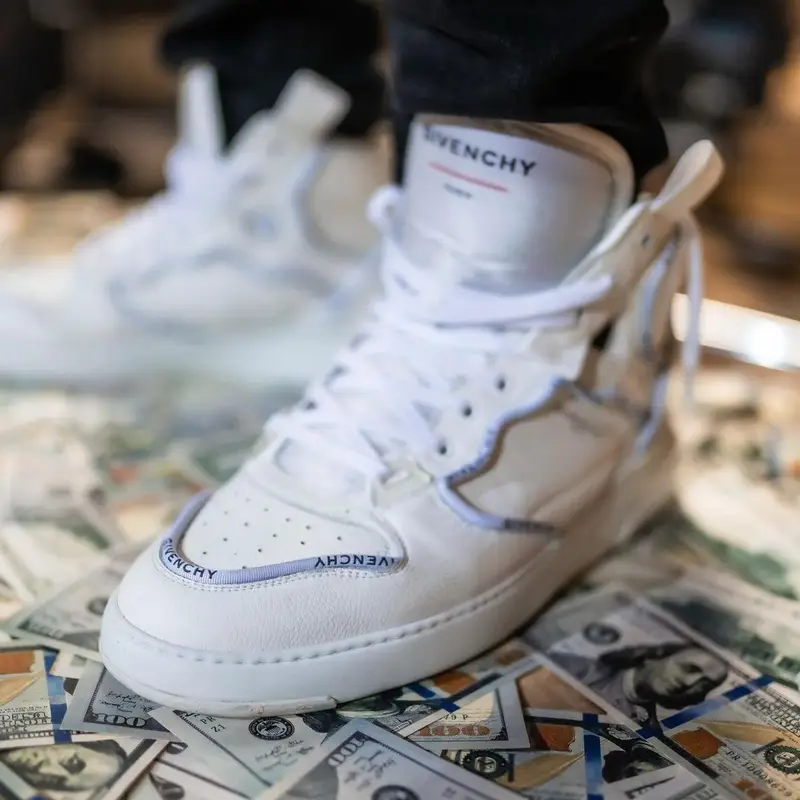 Fivio Foreign outfit in Givenchy and Amiri, 2021