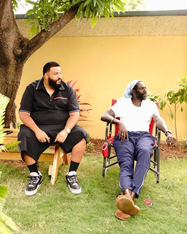 DJ Khaled outfit in Prada and Jordan, 2021
