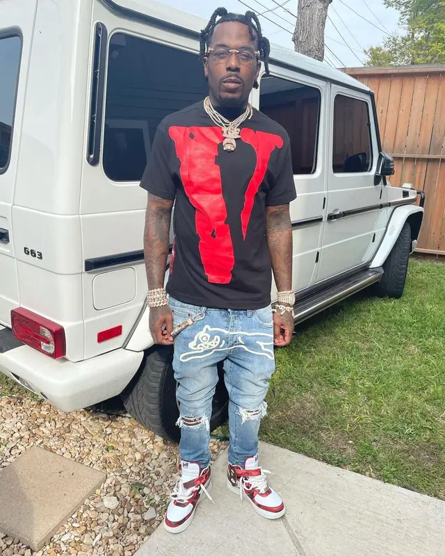 Sauce Walka outfit in Nav Merch, IceCream, and Vlone, 2021