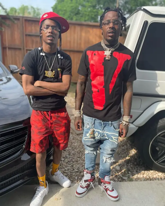 Sauce Walka outfit in Nav Merch, IceCream, and Vlone, 2021