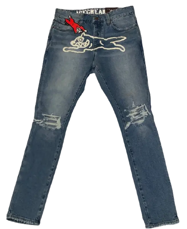 IceCream Dog Runner Ripped Jeans $350