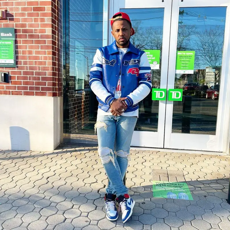 Fabolous outfit in Nemesis, Jordan, and Just Don, 2021