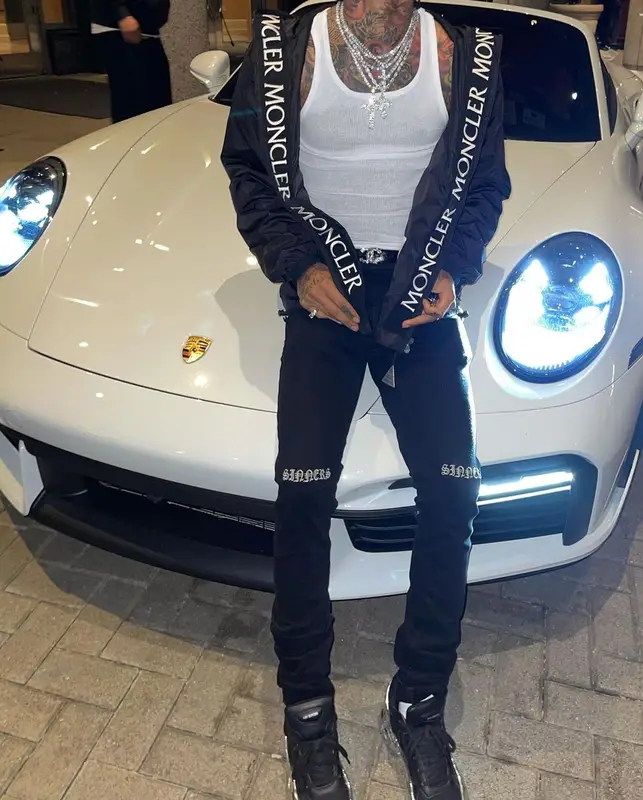 Swae Lee outfit in Moncler, Rta, and Chanel, 2021