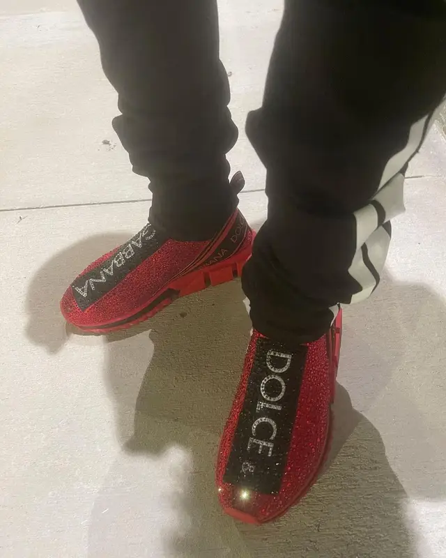 Jackboy outfit in Dolce & Gabbana, Dior, and Amiri, 2021