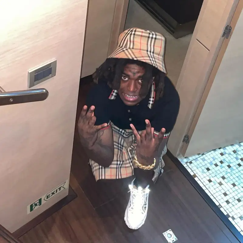 Kodak Black outfit in Burberry, 2021