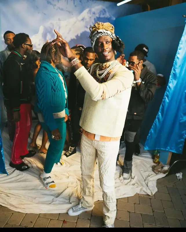 Young Thug outfit in Givenchy, 2021