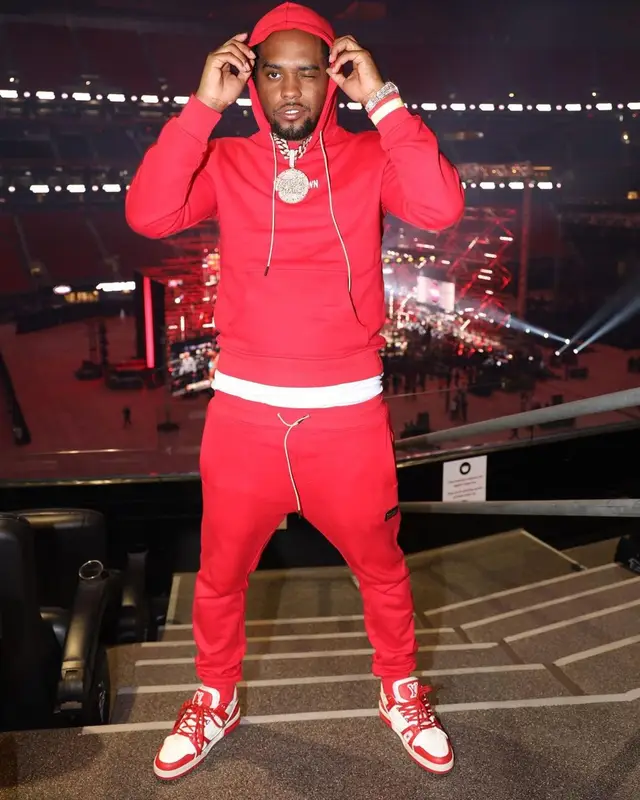 London On Da Track outfit in Well Known Studios and Louis Vuitton, 2021