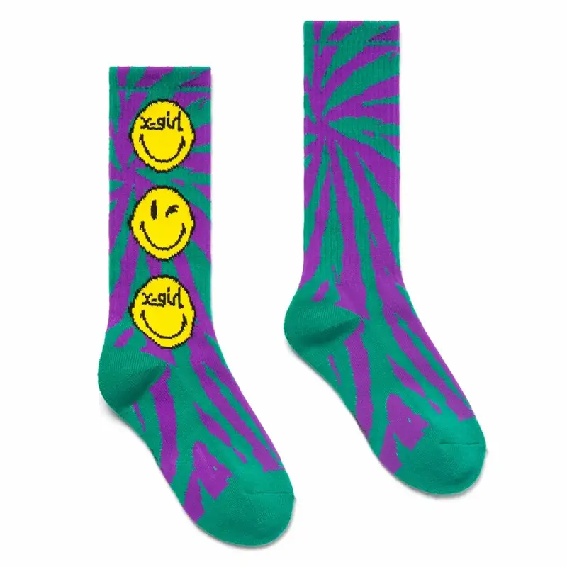 Market X-Girl Jacquard Tie Dye Rib Sock $20