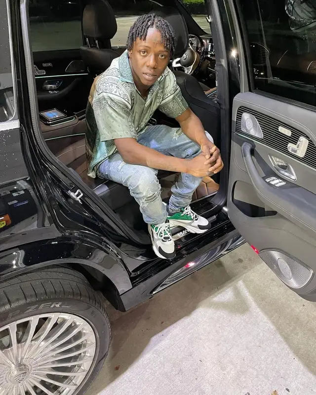 Jackboy outfit in Amiri, Dior, and Dolce & Gabbana, 2021