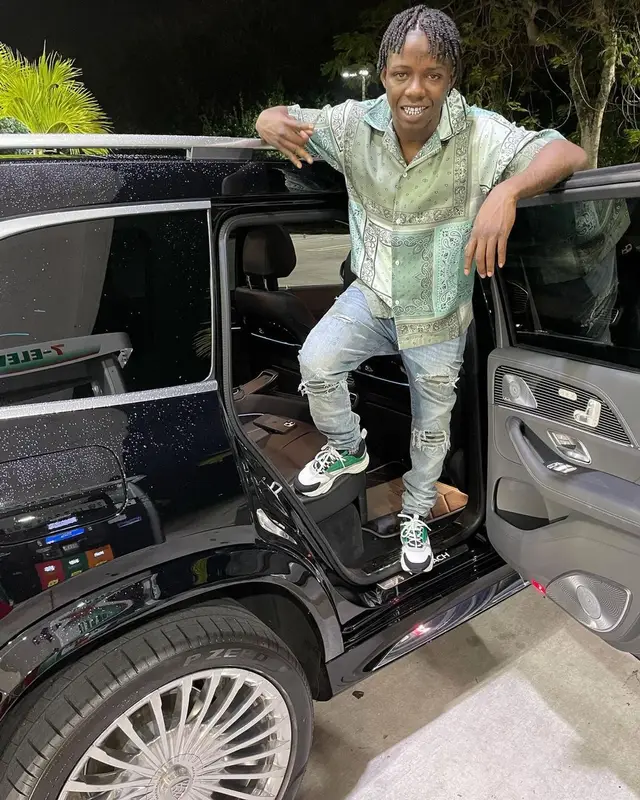 Jackboy outfit in Amiri, Dior, and Dolce & Gabbana, 2021