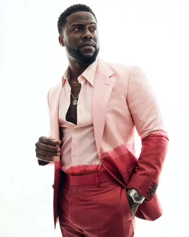 Kevin Hart outfit in Alexander McQueen, 2021