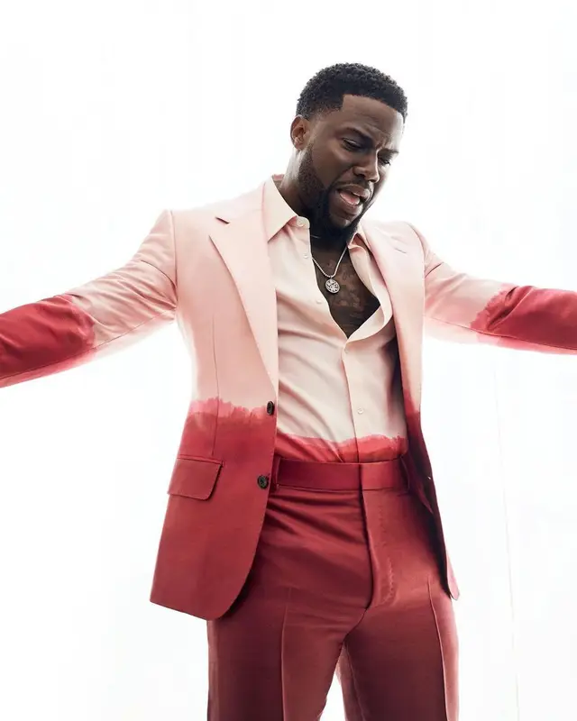 Kevin Hart outfit in Alexander McQueen, 2021