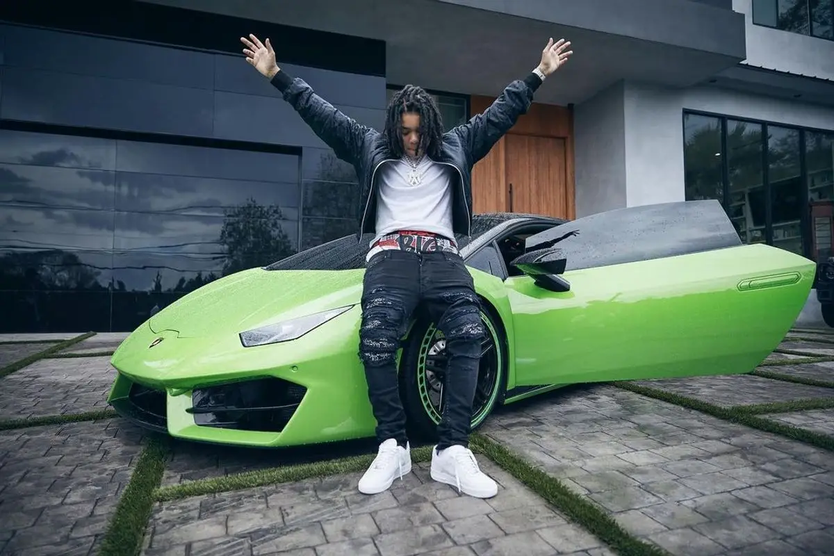Young M.A outfit in Dior, Amiri, and PSD, 2021