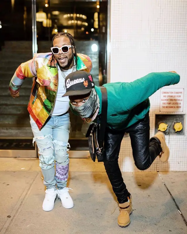 Rowdy Rebel outfit in Nike and Amiri, 2021