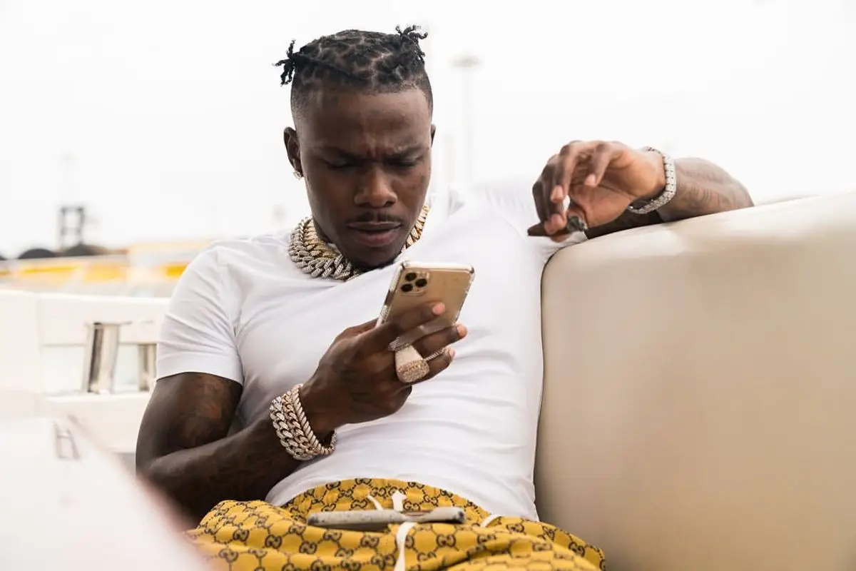 DaBaby outfit in Gucci, 2021