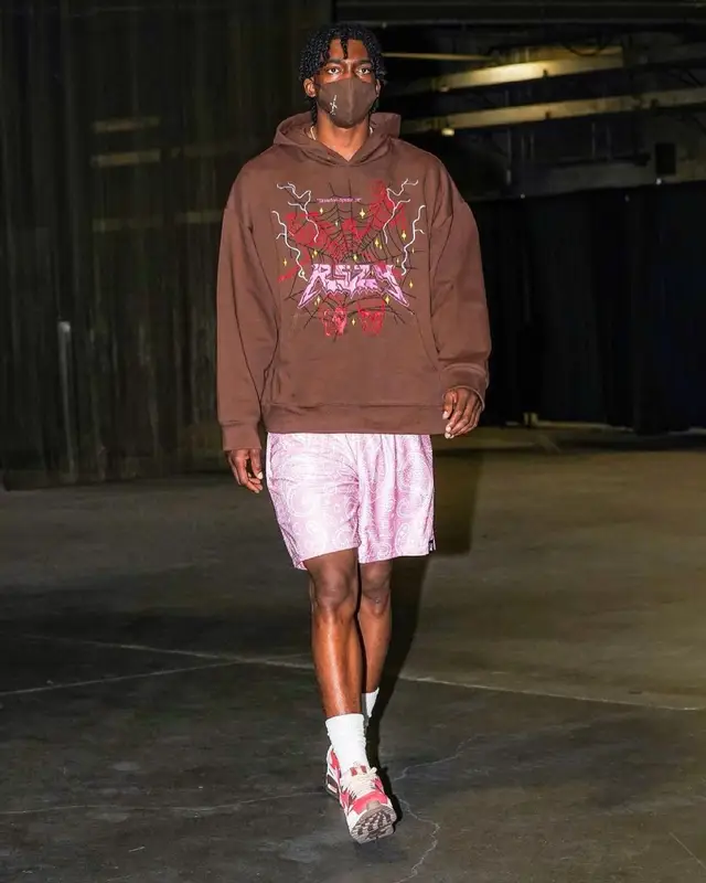 Terance Mann outfit in RSZY, Nike, and Cactus Jack, 2021