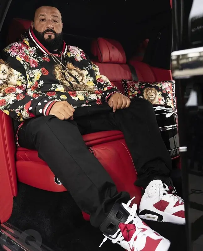 DJ Khaled outfit in Dolce & Gabbana and Jordan, 2021