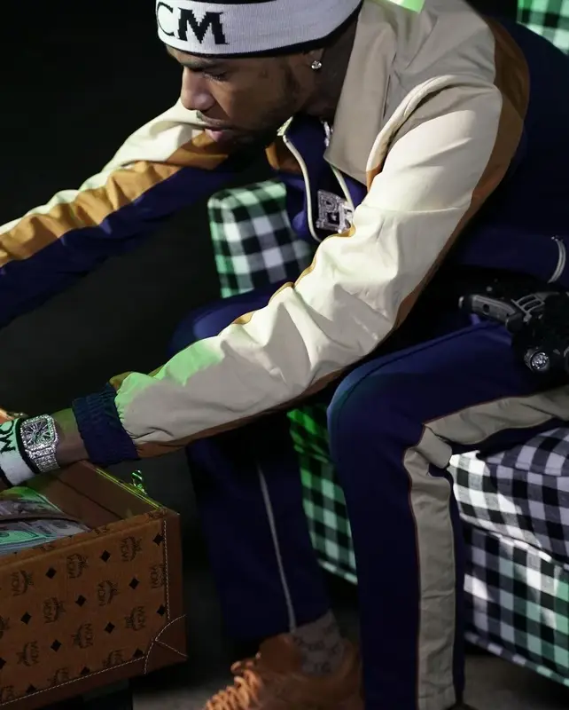 Key Glock outfit in Gucci and MCM, 2021