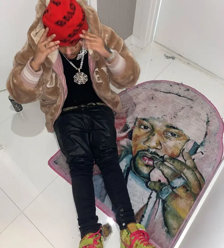 Smokepurpp outfit in Dolce & Gabbana, Gucci, and Balenciaga, 2021