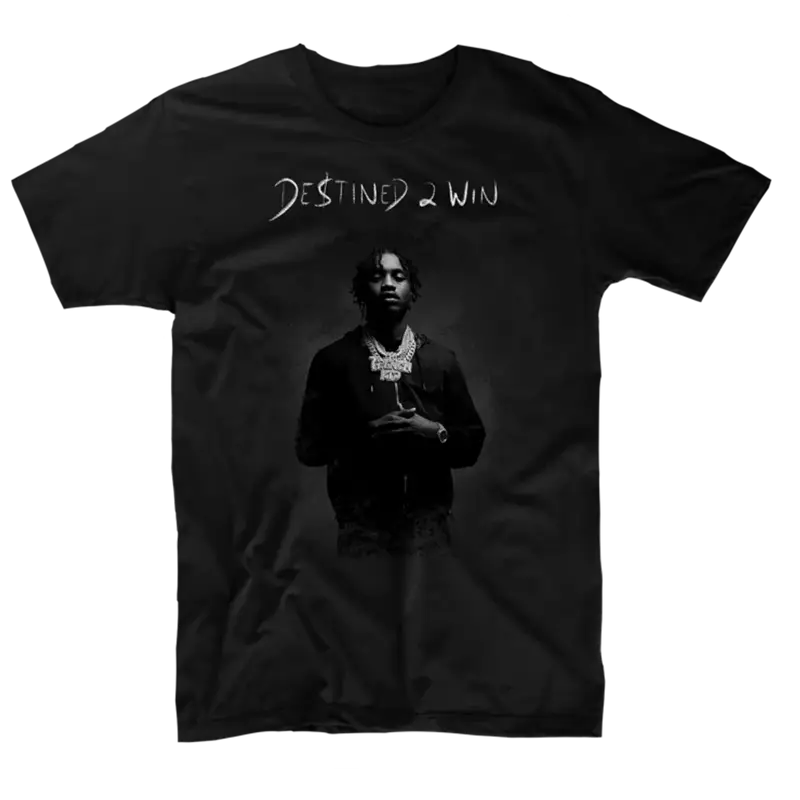 Lil Tjay Merch Go Crazy Tee Black $24