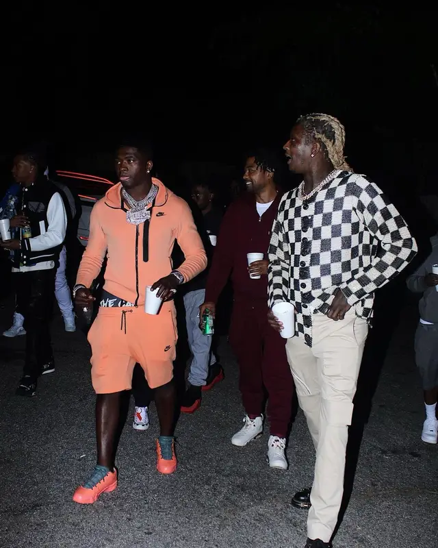 Bankroll Freddie outfit in Nike and Jordan, 2021