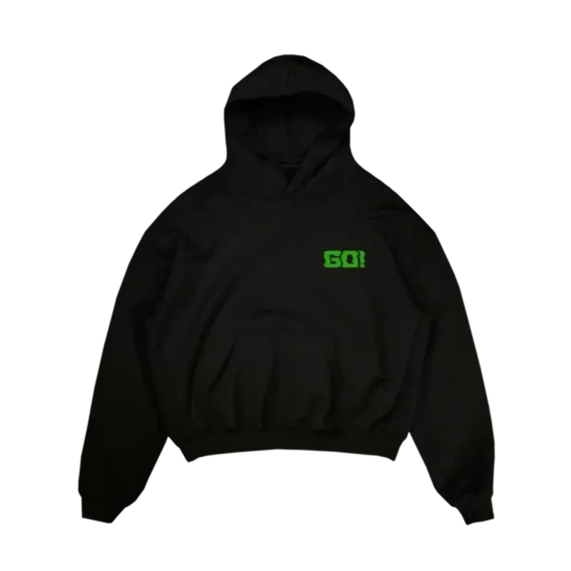 Moneybagg Yo Merch Go! Hoodie Black $55