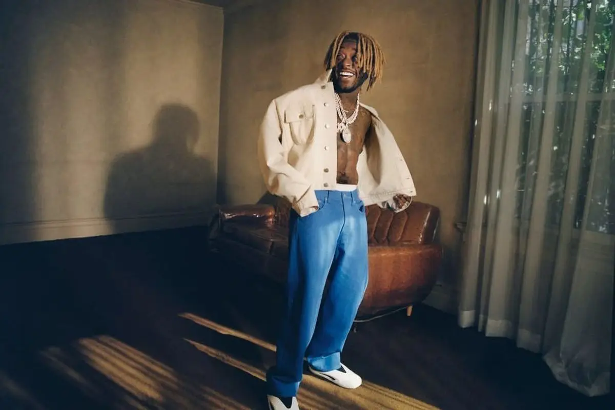 Lil Uzi Vert outfit in Heron Preston and Calvin Klein, 2021