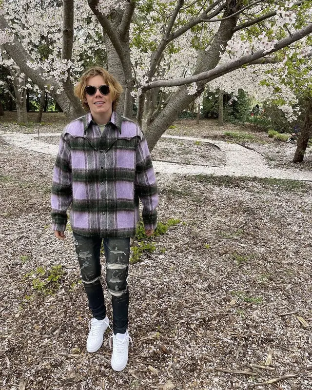 The Kid Laroi outfit in Natasha Zinko, Amiri, and Gucci, 2021