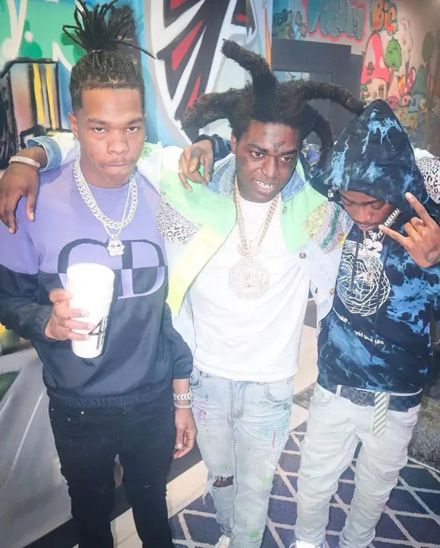 Lil Baby outfit in Dior and Amiri, 2021