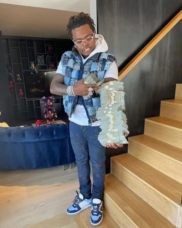 Gunna outfit in Kapital, Chanel, and Cartier, 2021