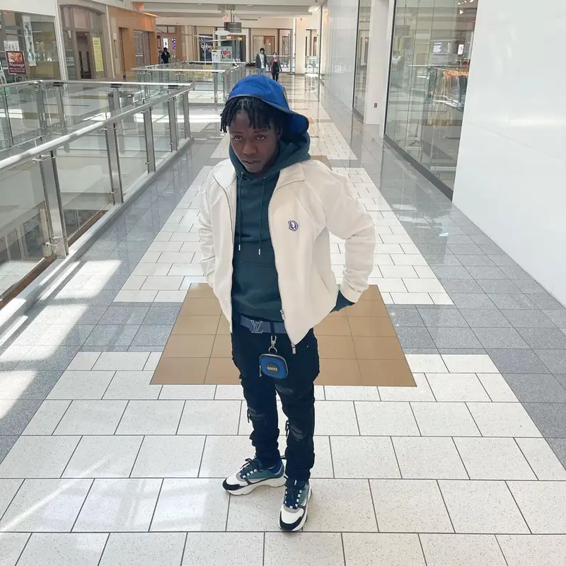 Jackboy outfit in Dior, Louis Vuitton, and Gucci, 2021