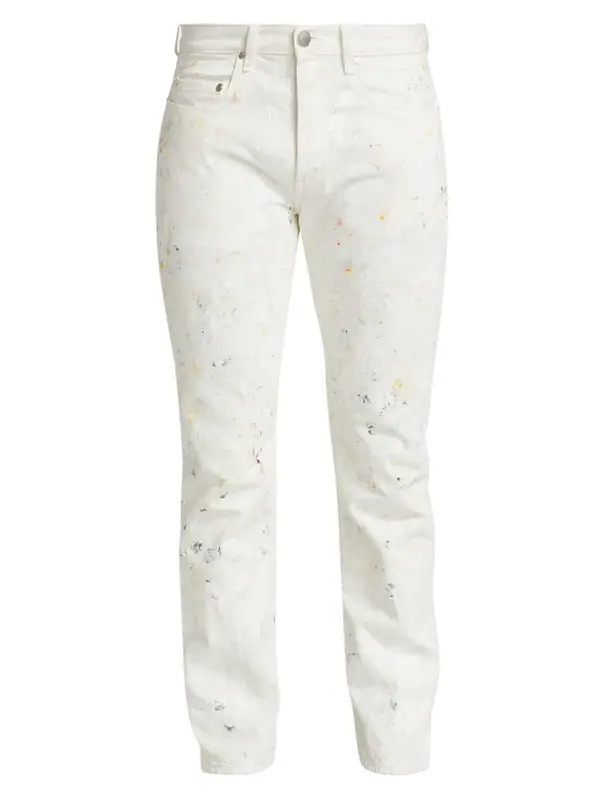 John Elliott The Daze Iridescent Paint Splatter Jeans $568
