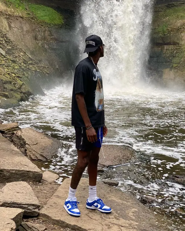Jarred Vanderbilt outfit in Grace Court Co and Nike, 2020